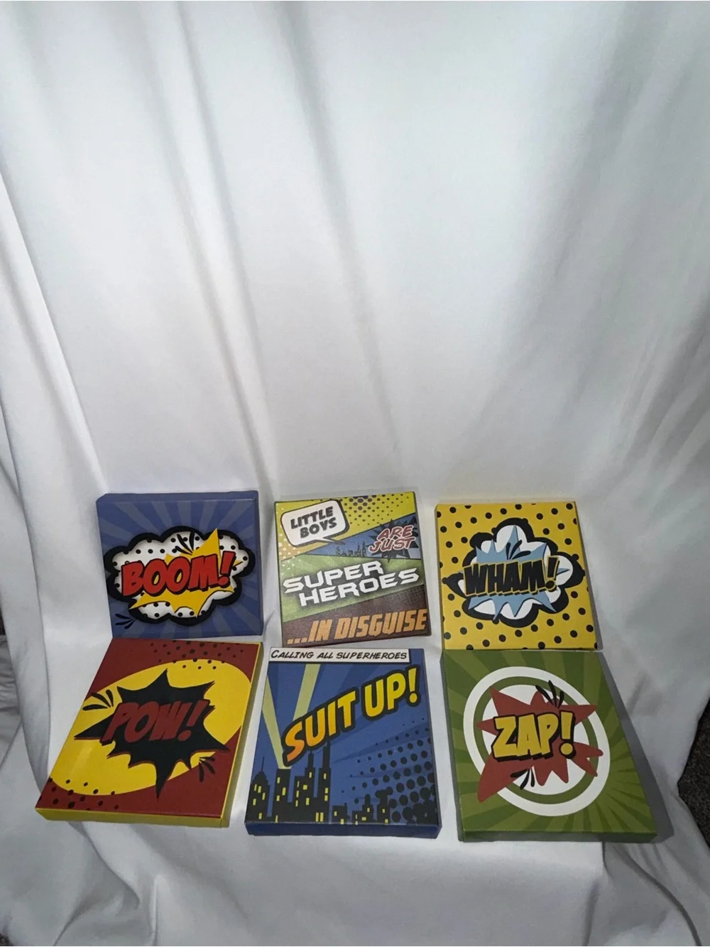 Comic Book Wall Art (6 piece)